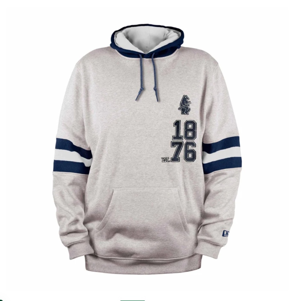 NEW Cooperstown Edition New Era Chicago Cubs Hoodie Mens Large
